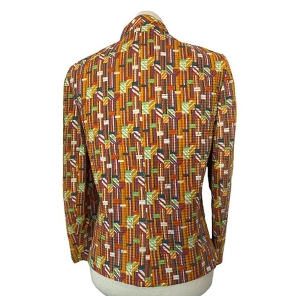 𝅺del Ann's Dallas Graphic Vintage 90's Blazer Size S - Picture 5 of 12
